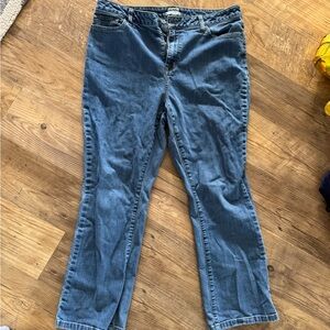 LL Bean Classic Blue Women's Jeans 16 petite